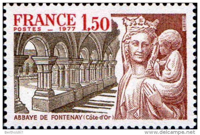 France Poste N** Yv:1938 Mi 2034 Yv:0,8 Euro Abbaye De Fontenay Côte D'Or - Unused Stamps