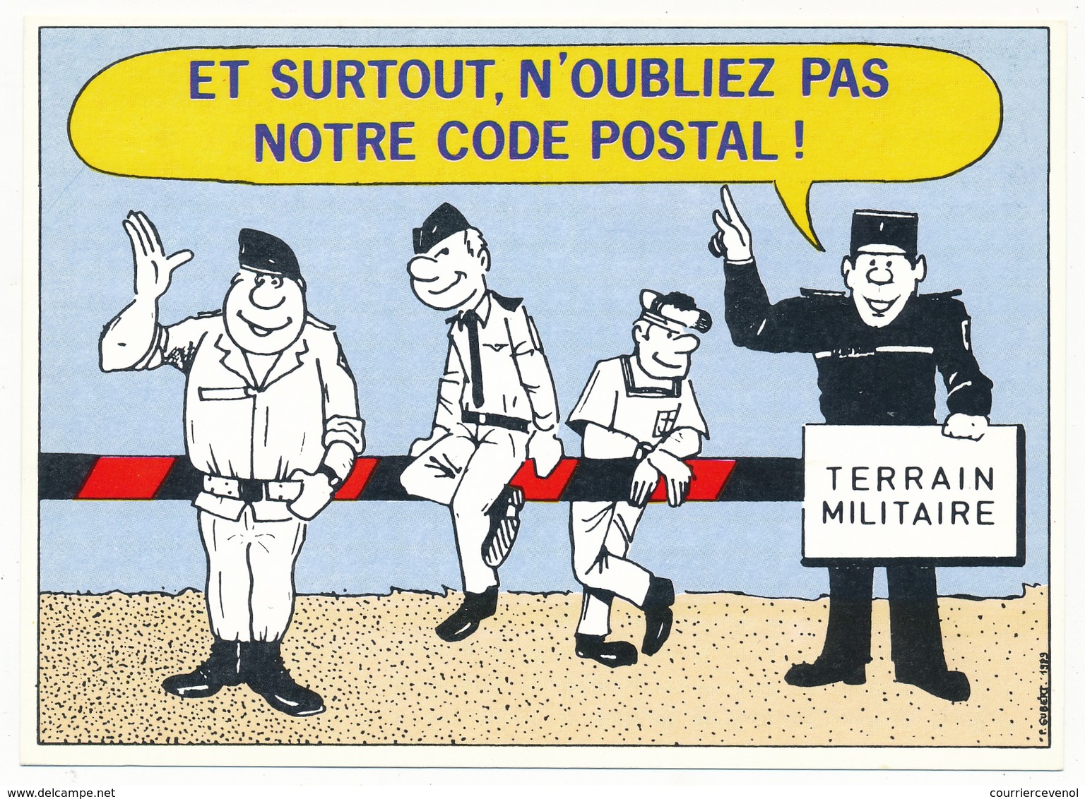 FRANCE - Carte Pour Changement D'adresse - Et Surtout N'oubliez Pas Notre Code Postal - 00 ___ ARMÉES - Pseudo-entiers Officiels