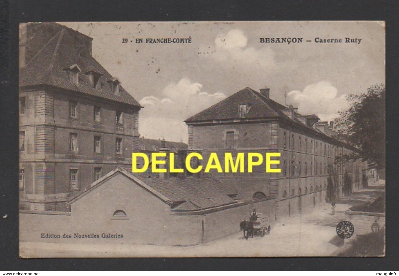DD / 25 DOUBS / BESANÇON / CASERNE RUTY / CIRCULÉE EN 1914 - Besancon