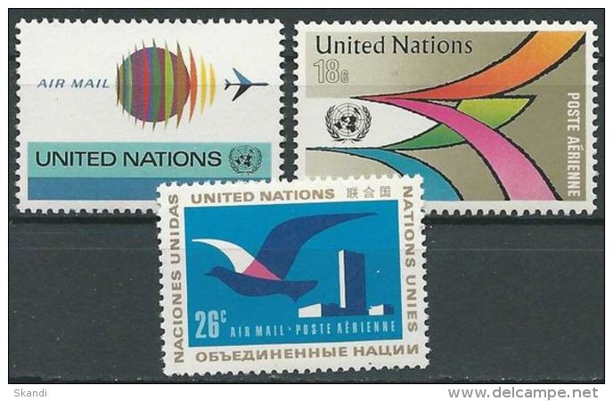 UNO NEW YORK 1974 Mi-Nr. 272/74 ** MNH - Nuovi