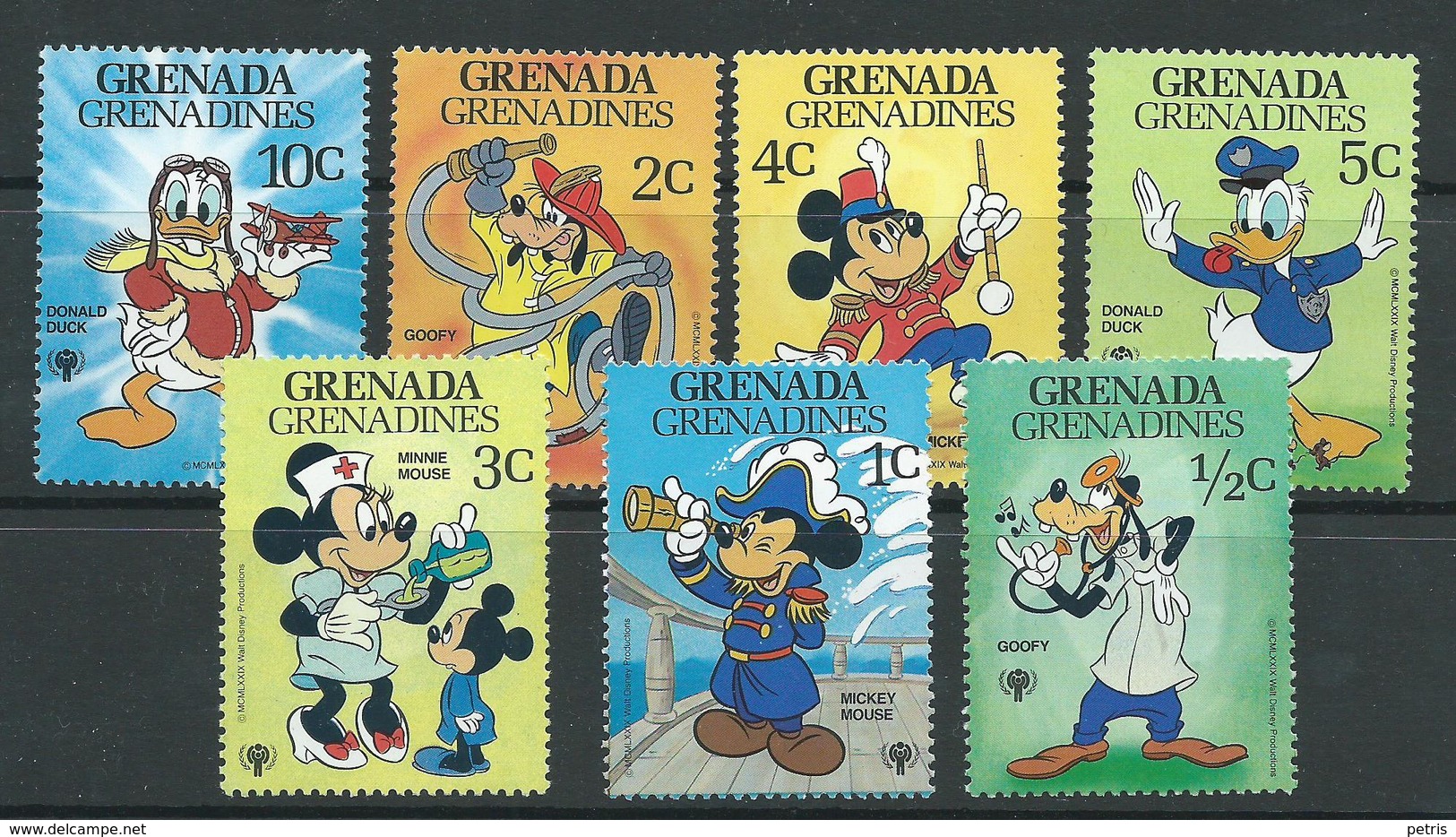 Grenada Grenadines 1979 International Year Of The Child: Disney MNH** - Lot. 4683 - Grenade (1974-...)