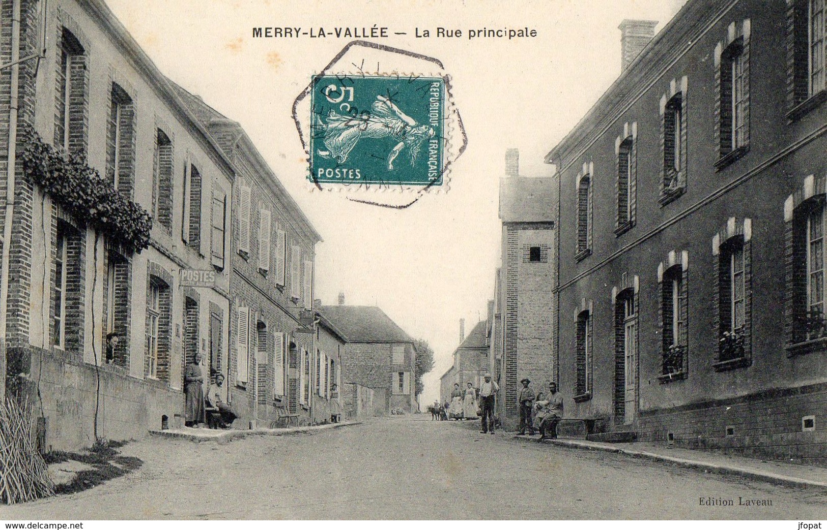 89 YONNE - MERRY LA VALLEE La Rue Principale - Sonstige & Ohne Zuordnung