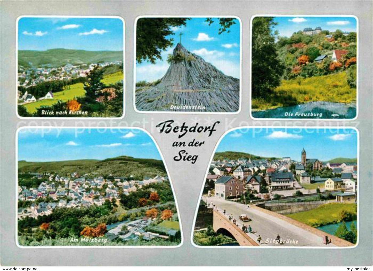 32855461 Betzdorf Sieg Siegbruecke Druidenstein Freusburg  Betzdorf - Betzdorf