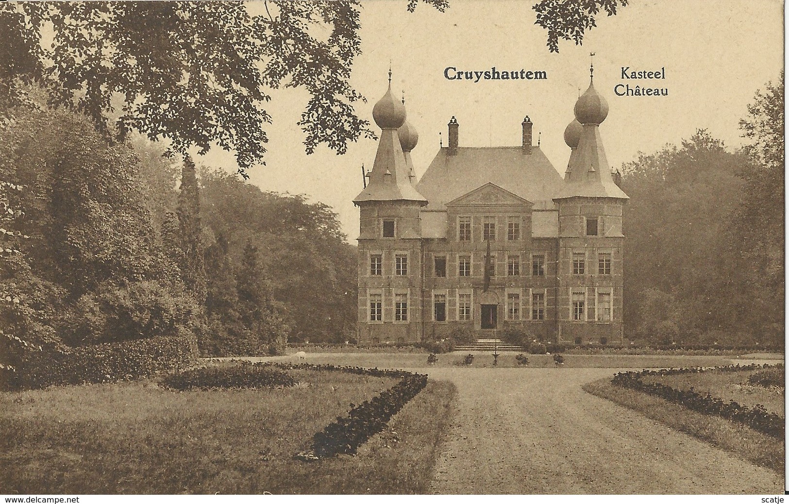 Cruyshautem    Kasteel   -   1953  Naar   Gand - Kruishoutem