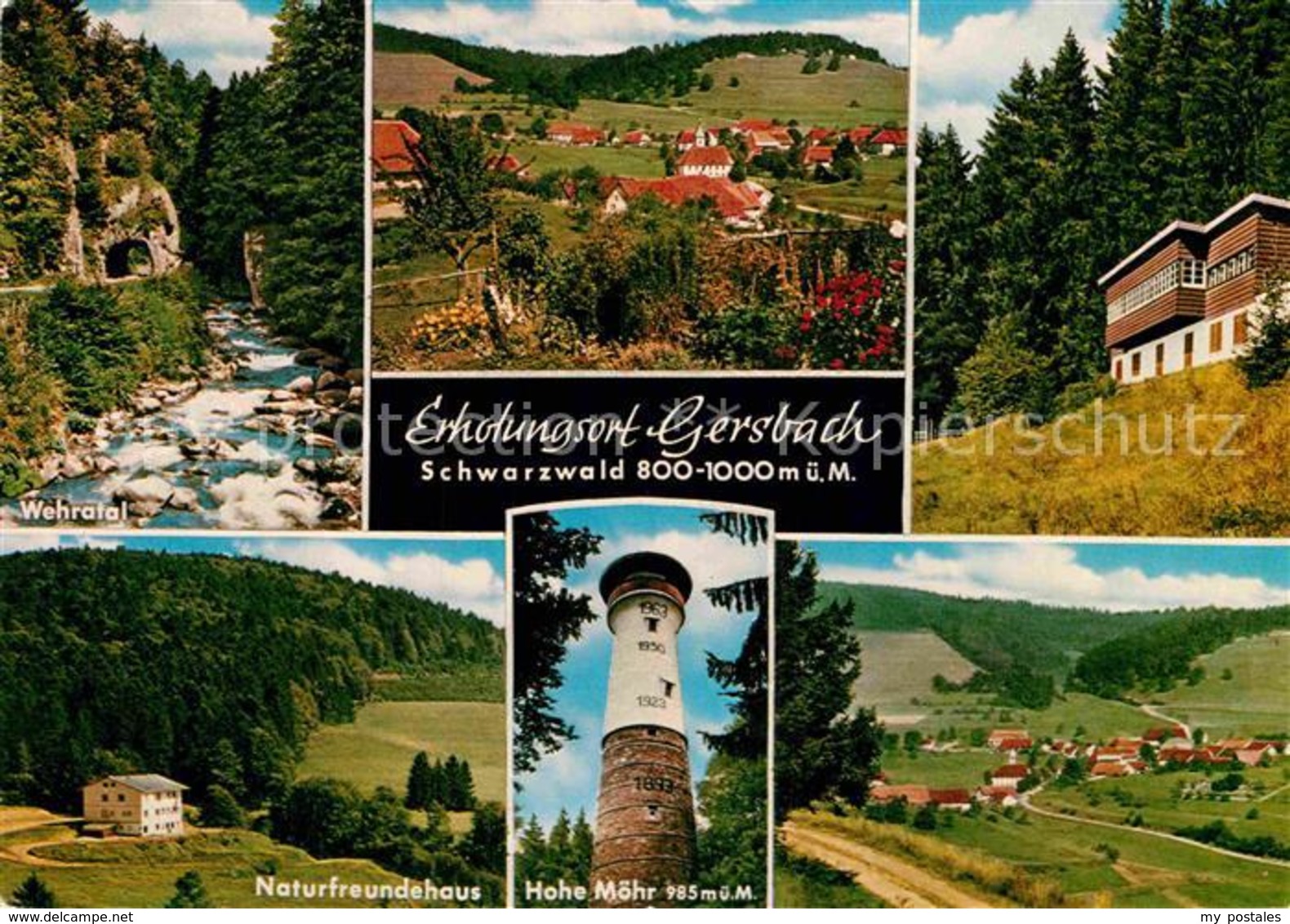 72857444 Gersbach Schopfheim Wehratal Teilansicht Naturfreundehaus Hohe Moehr Pa - Schopfheim