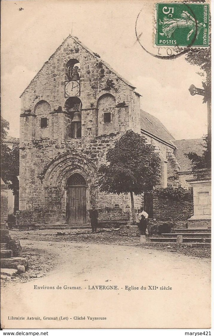 LAVERGNE EGLISE DU XIIe SIECLE - Autres & Non Classés