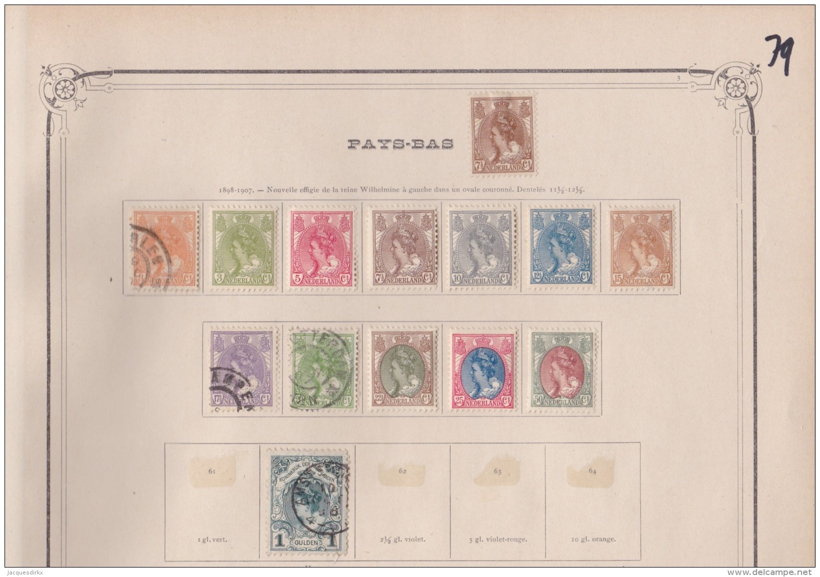 Nederland   .     Pagina Met Zegels   .   /      .   Page With Stamps - Ongebruikt