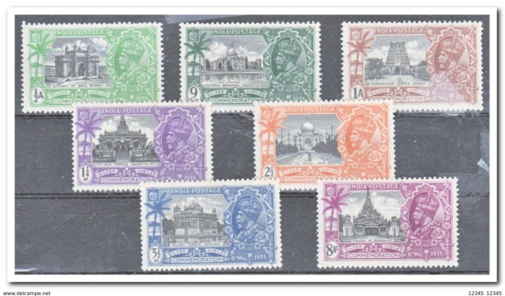 India 1935, Postfris MNH, Tron Jubilee Of King George V - Andere & Zonder Classificatie