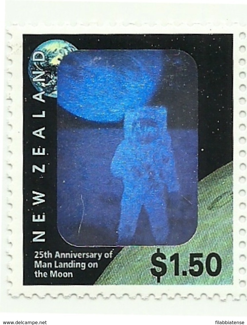 1994 - Nuova Zelanda 1303 Primo Uomo Sulla Luna, - Oceanía