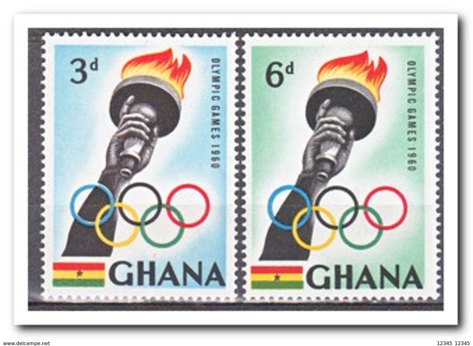 Ghana 1960, Postfris MNH, Olympic Games - Ghana (1957-...)