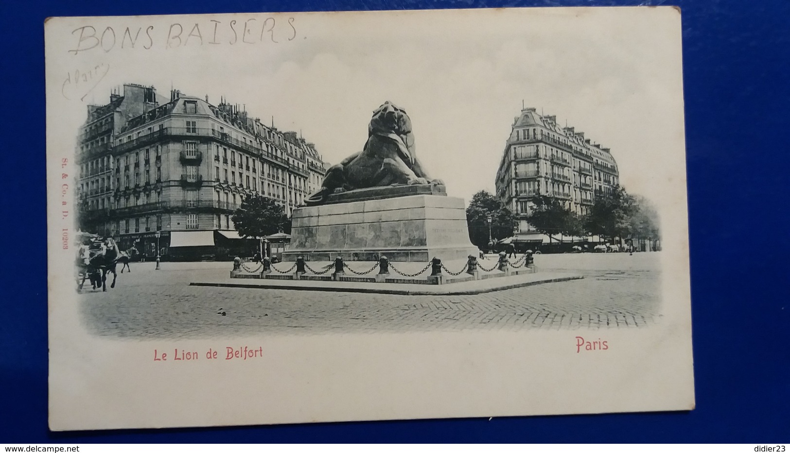 PARIS LE LION DE BELFORT - Autres & Non Classés