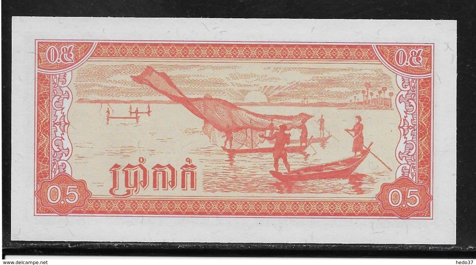 Cambodge - 0,5 Riel - Pick N°27 - NEUF - Cambodia