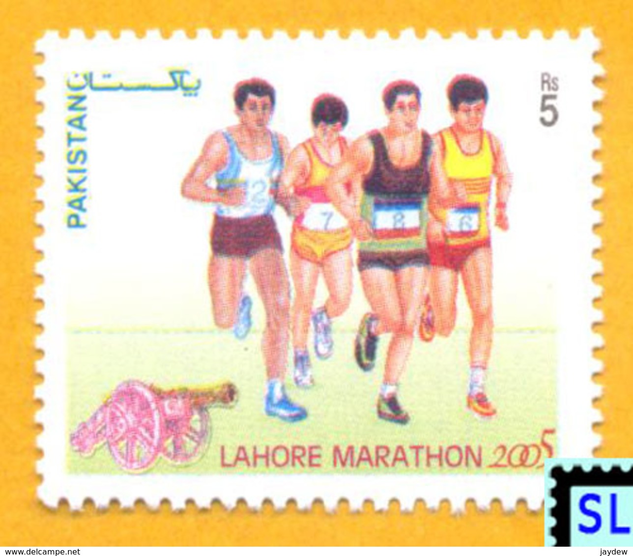 Pakistan Stamps 2005, Lahore Marathon, Sports, Running, MNH - Pakistan