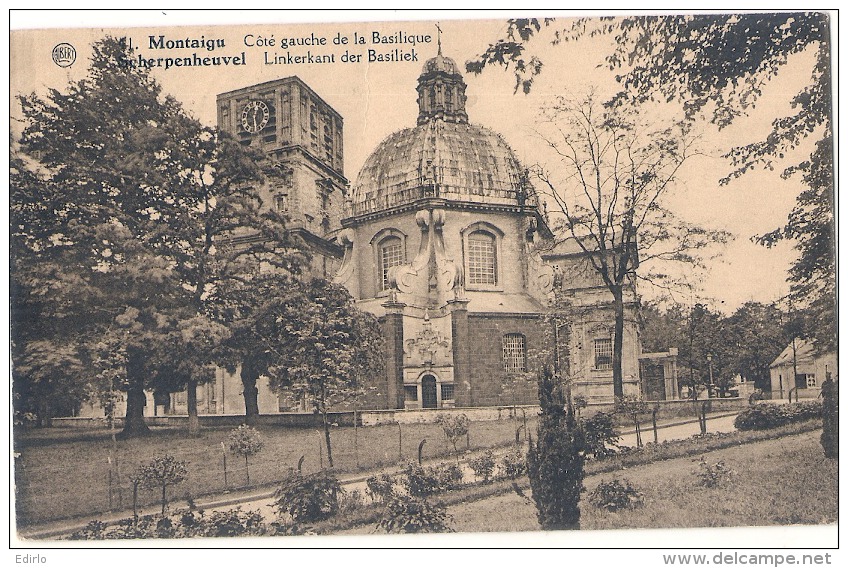 ***  MONTAIGU  Côté Gauche De La Basilique  Timbrée TTB - Autres & Non Classés