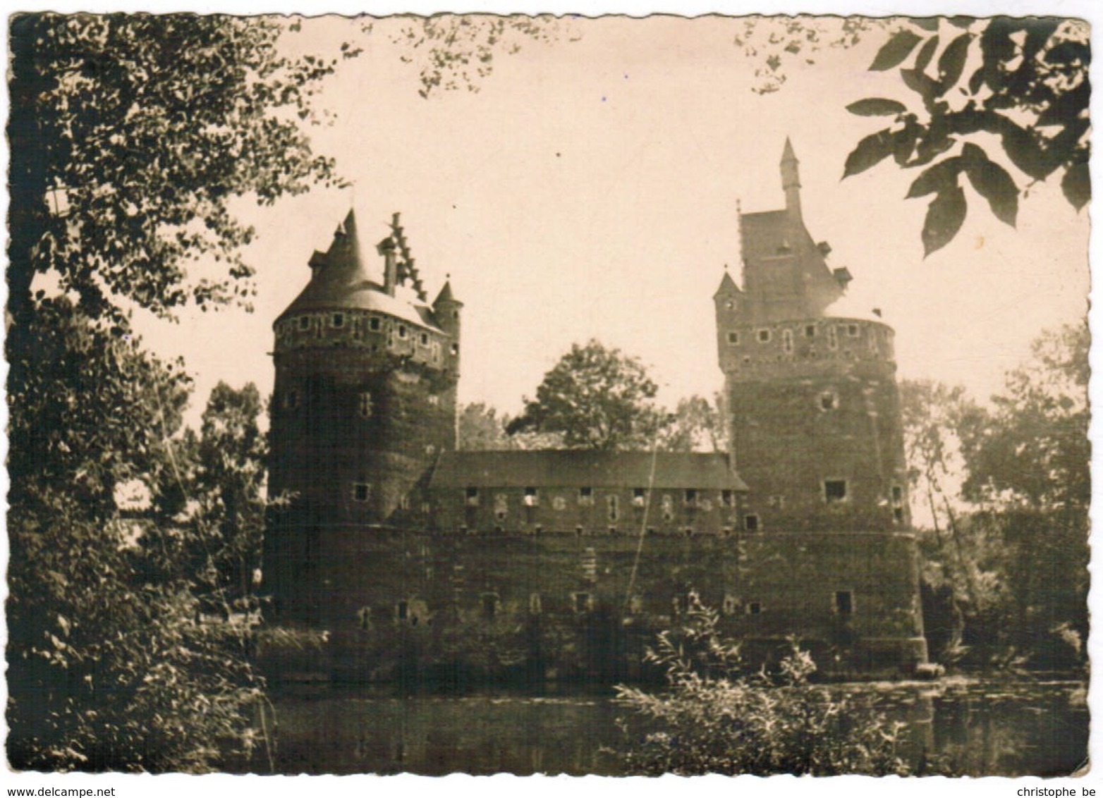 Beersel, Unieke Fotokaart Van Het Kasteel, Carte Photo Château (pk44436) - Beersel