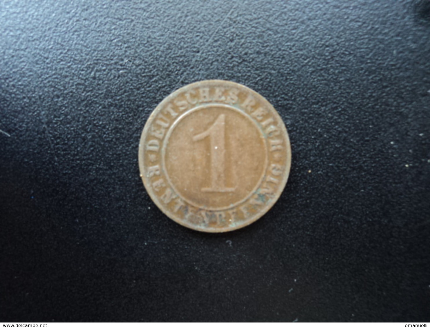 ALLEMAGNE : 1 RENTENPFENNIG  1924 D   KM 30   TTB - 1 Rentenpfennig & 1 Reichspfennig