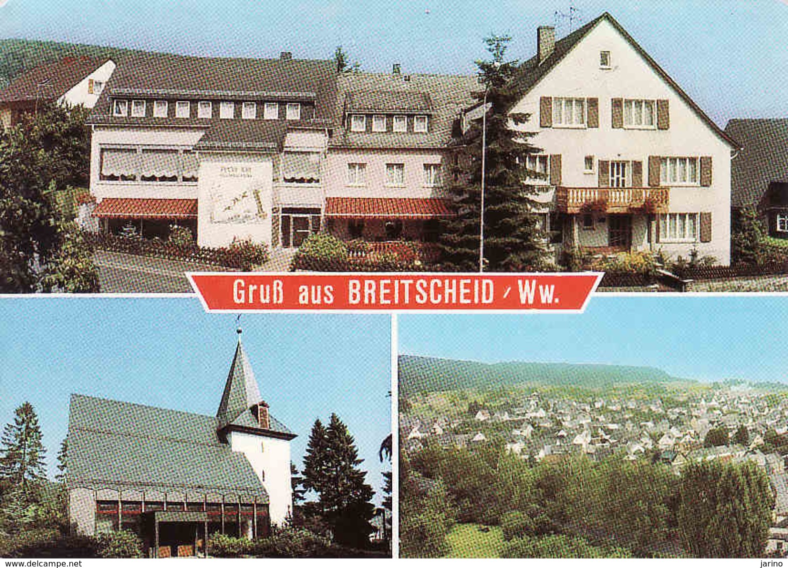 Hesse, Dillenburg, Herborn, Breitscheid, Pension Kolb, Gebraucht - Herborn