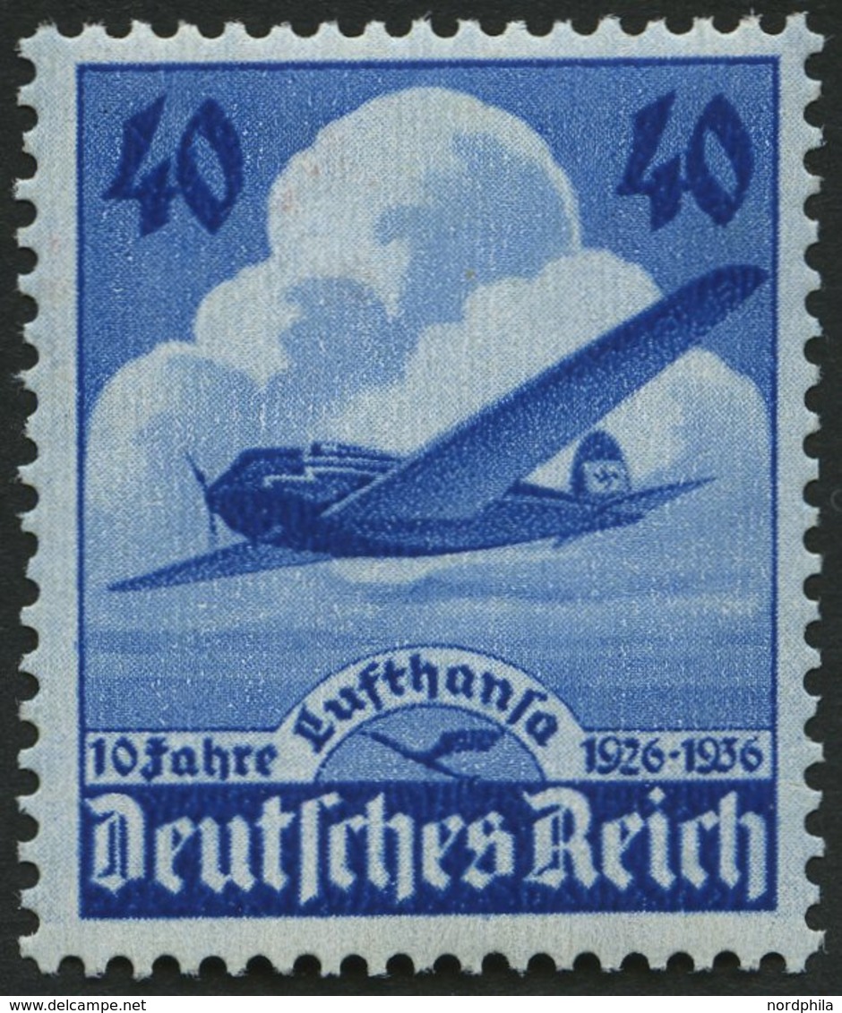 Dt. Reich 603 **, 1936, 40 Pf. Lufthansa, Pracht, Mi. 55.- - Otros & Sin Clasificación