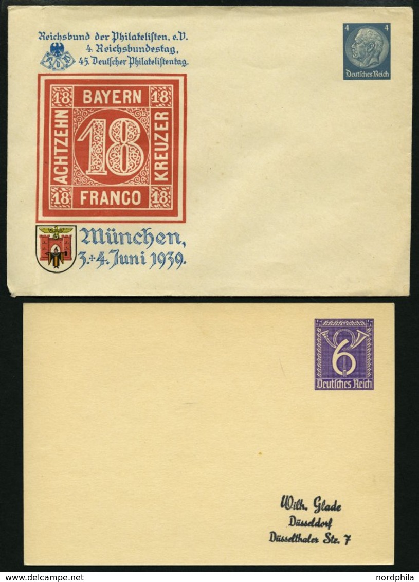 GANZSACHEN PP BRIEF, Privatpost: 1923-45, Fast Nur Ungebrauchte Privatpost-Ganzsachen, Dabei PP 150 * (6x) Und PP 156C5/ - Andere & Zonder Classificatie