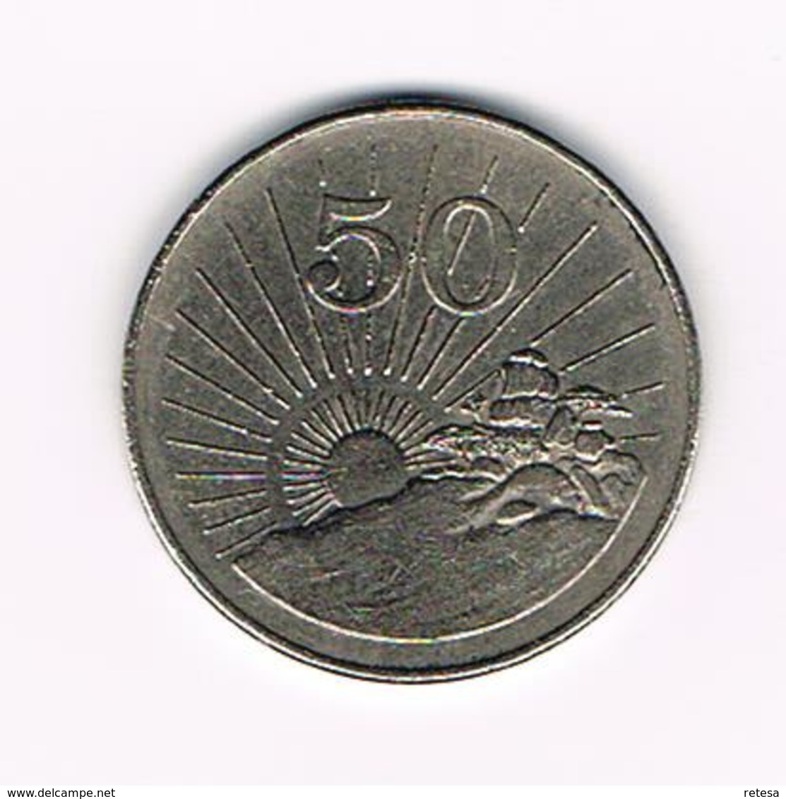 &  ZIMBABWE  50  CENTS  1993 - Zimbabwe