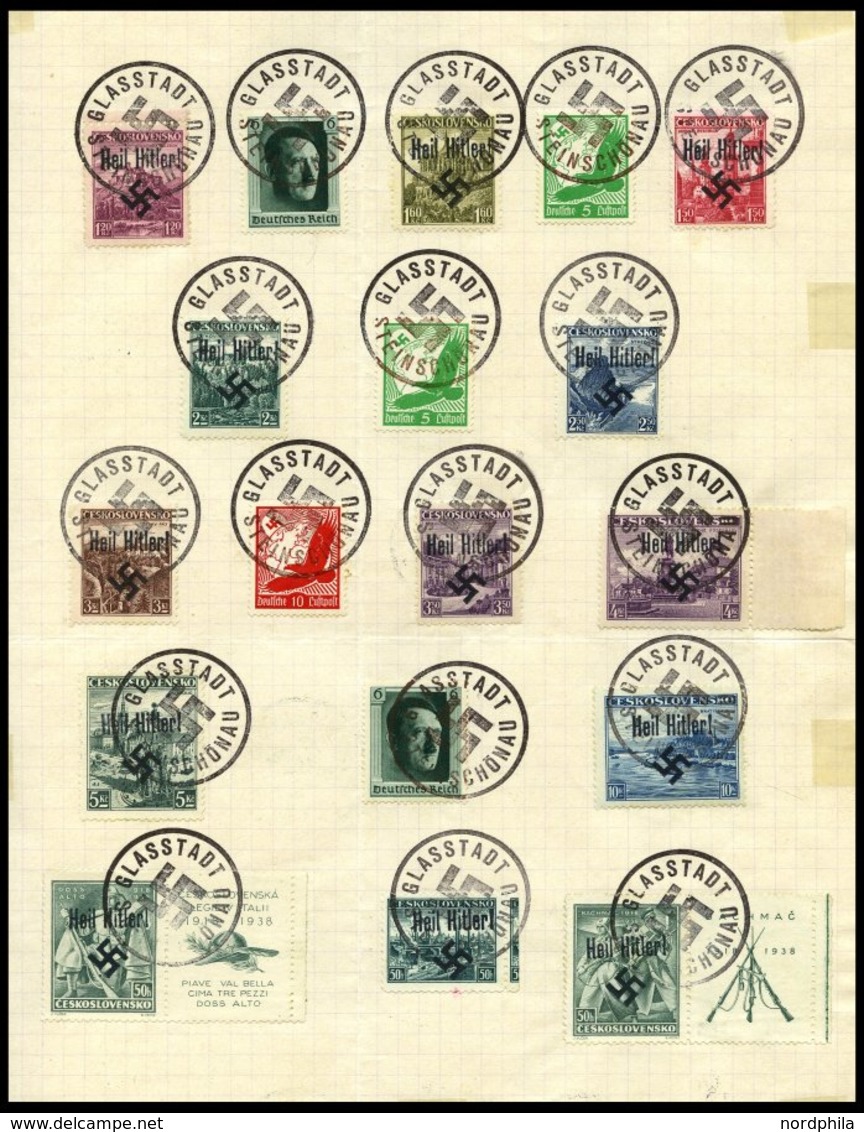 SAMMLUNGEN U. LOTS **,o,* , Sammlung Bes.Geb.II Von 1939-45 Auf Schaubekseiten, Dabei Böhmen Und Mähren Und Generalgouve - Occupation 1938-45