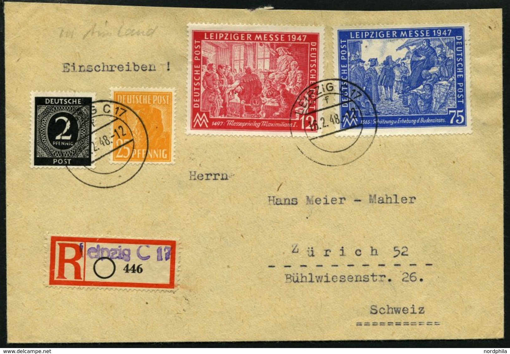 ALLIIERTE BES. 1946-48, 11 Verschiedene Belege Auslandspost, Meist Pracht, Besichtigen! - Andere & Zonder Classificatie