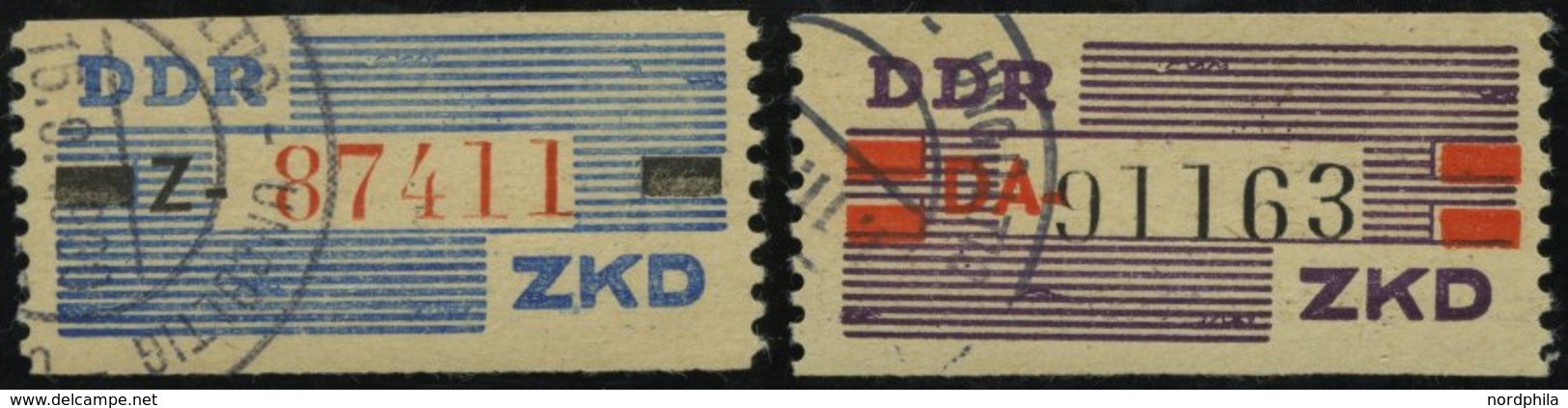 DIENSTMARKEN B III/IV O, 1960, Nicht Ausgegeben: 10 Und 20 Pf., Stempel Ungültig, 2 Prachtwerte, Mi. 120.- - Other & Unclassified