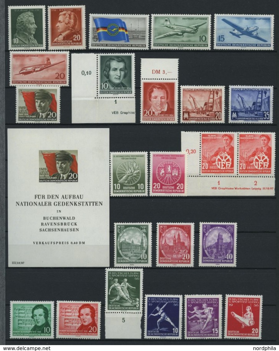 JAHRGÄNGE 510-558 **, 1956, Kompletter Jahrgang, Pracht - Autres & Non Classés