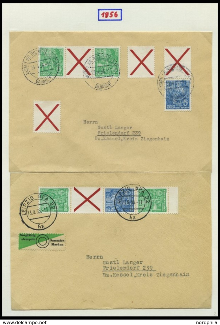 SAMMLUNGEN 1949-1990, Reichhaltige Briefsammlung In 11 Dicken Bänden, Meist FDC Und Portogerechte Einschreibbriefe, Auch - Collections