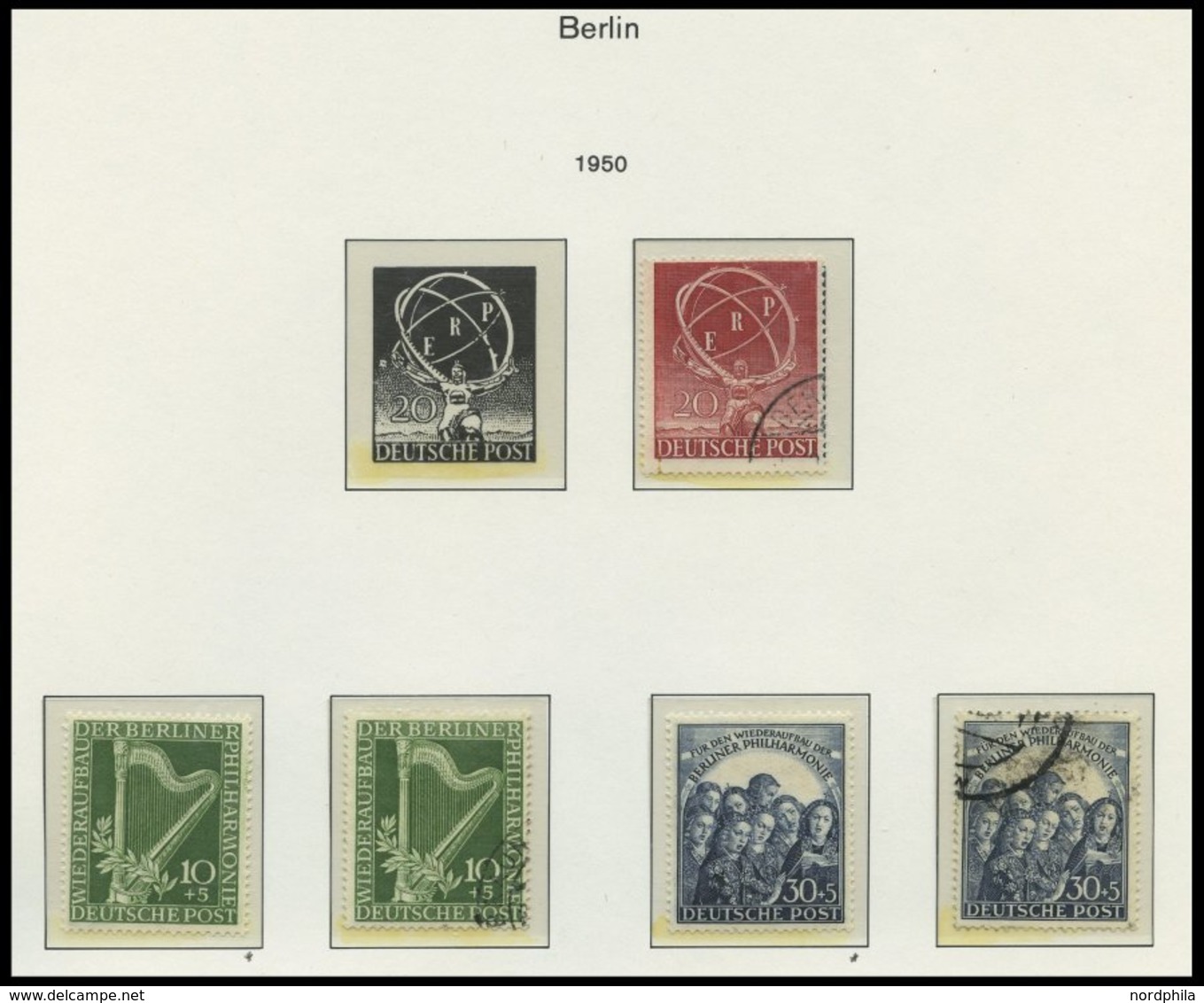 SAMMLUNGEN **,o, *, Sammlung Berlin Von 1948-69 Im KA-BE Bi-collect Album Mit Einigen Besseren Ausgaben, Ab 1956 Komplet - Collections