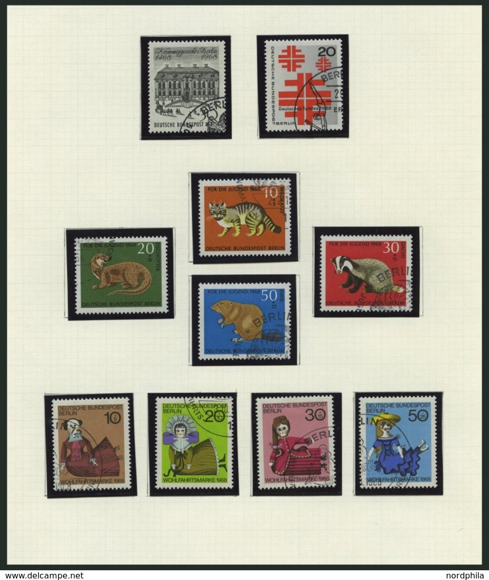 SAMMLUNGEN O, 1967-79, Kompletter Sammlungsteil, Meist Von Der Versandstelle Gestempelt, Prachterhaltung - Collezioni