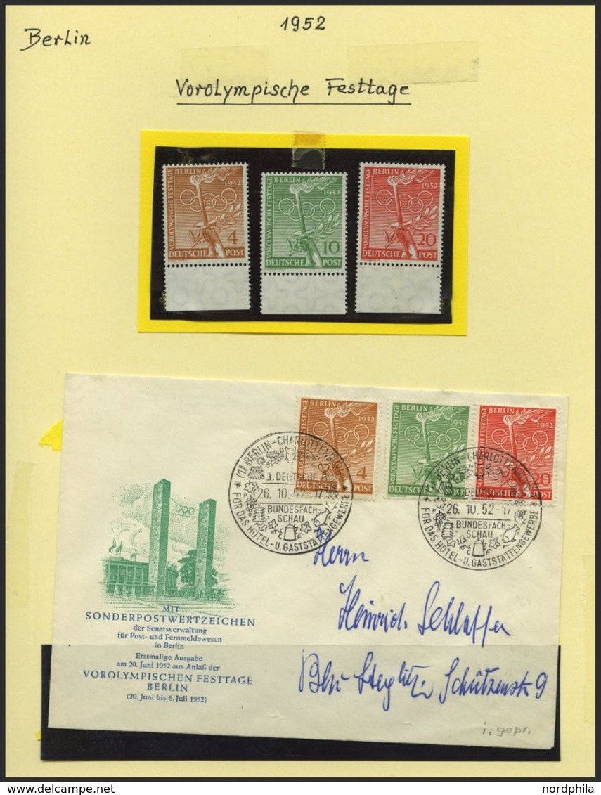 SAMMLUNGEN **, BRIEF, 1960-90, Sammlung Verschiedener Sondermarken, Meist Wohlfahrt Und Jugend, Jeweils Postfrisch Und A - Verzamelingen