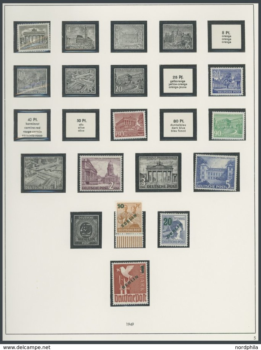 SAMMLUNGEN *, ** , 1948-1968, Ungebrauchte Sammlung Auf SAFE Seiten Mit Einigen Guten Werten, Erhaltung Etwas Unterschie - Collections