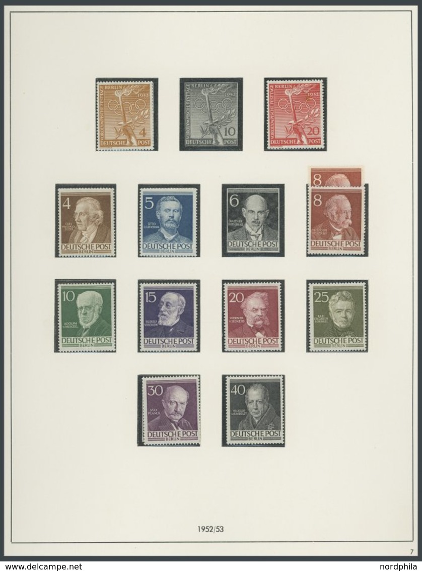 SAMMLUNGEN *, ** , 1948-1968, Ungebrauchte Sammlung Auf SAFE Seiten Mit Einigen Guten Werten, Erhaltung Etwas Unterschie - Collections