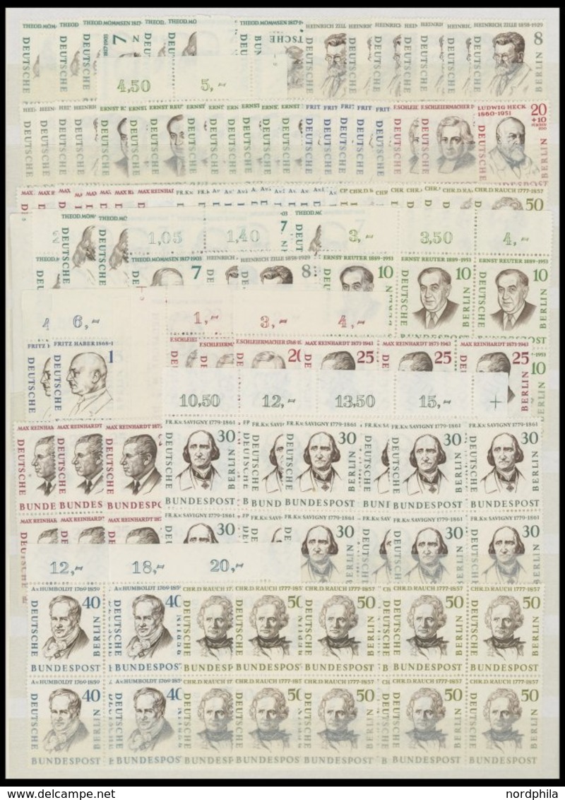 LOTS **, Kleine Postfrische Partie Berlin Von Ca. 1956-83 Mit Meist Verschiedenen Ausgaben, Fast Nur Prachterhaltung, Mi - Used Stamps