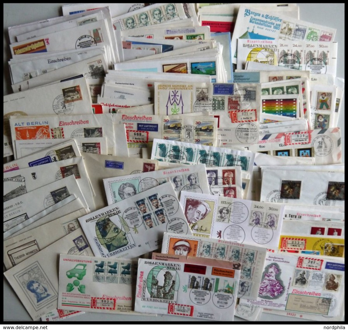 LOTS 1961-88, Karton Mit Ca. 250 Verschiedenen FDC`s, Dabei Viele Bessere, Fast Nur Prachterhaltung - Usados