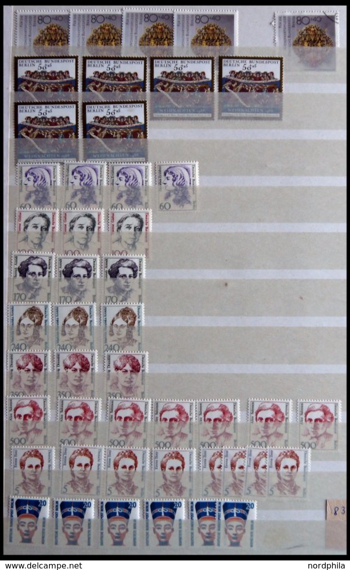 LOTS **,o , Sauber Gestecktes Lagerbuch Berlin Von 1976-90, Prachterhaltung - Used Stamps