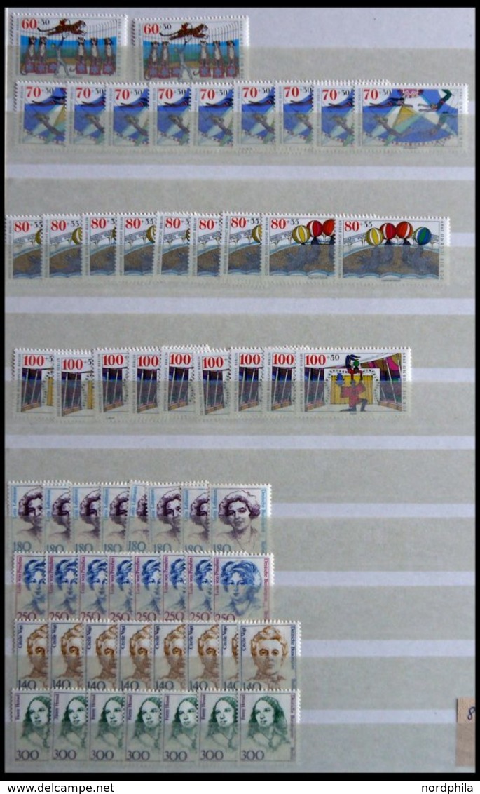 LOTS **,o , Sauber Gestecktes Lagerbuch Berlin Von 1976-90, Prachterhaltung - Used Stamps