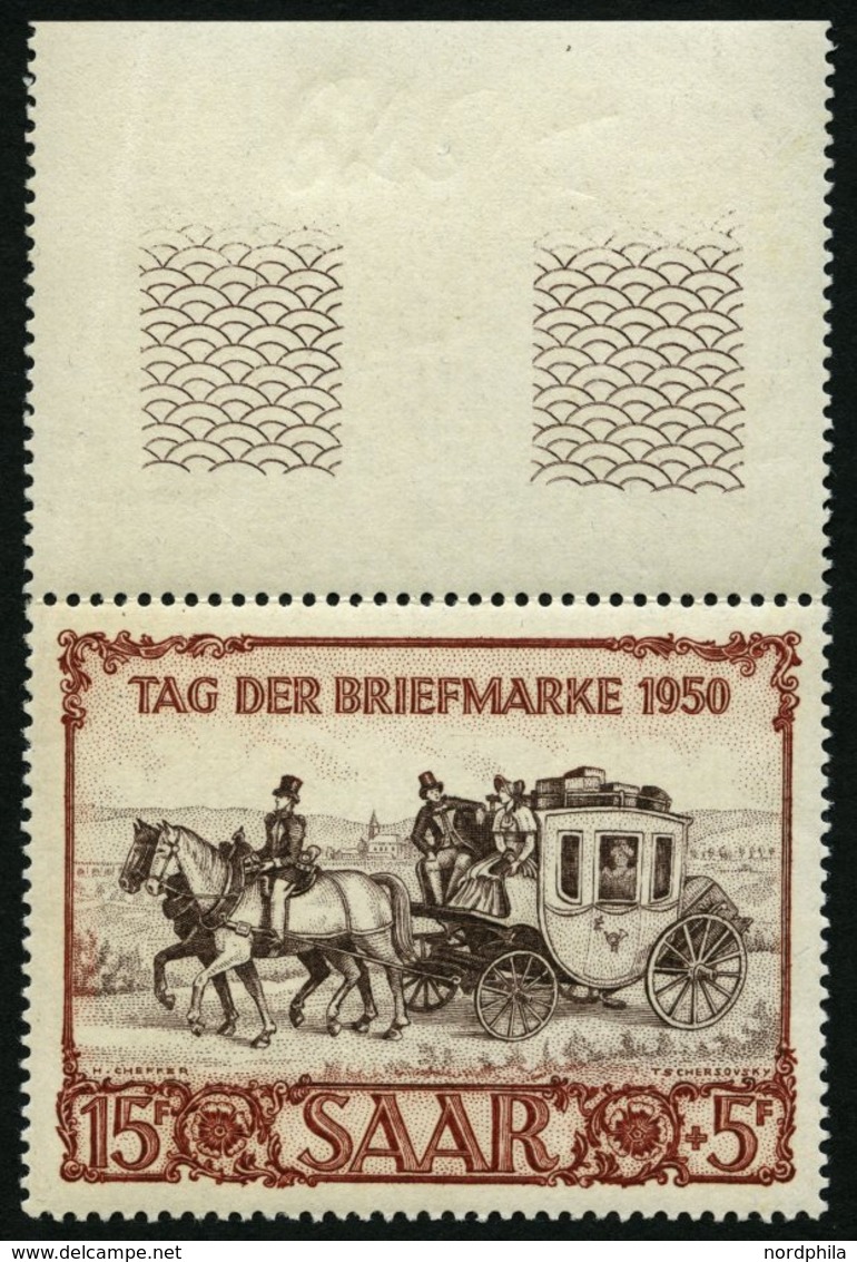 SAARLAND 291 **, 1950, 15 Fr. IBASA, Pracht, Mi. 85.- - Otros & Sin Clasificación