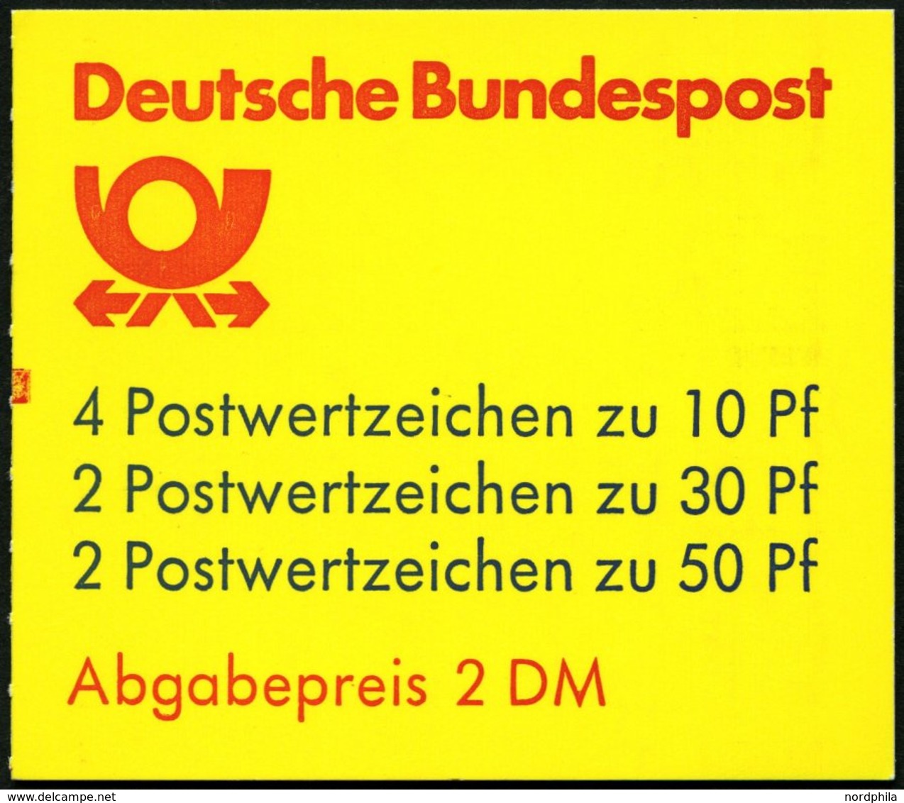 ZUSAMMENDRUCKE MH 22ak **, 1987, Markenheftchen Burgen Und Schlösser, 2. Deckelseite: Blaue Mauritius, Mit Zählbalken, P - Other & Unclassified