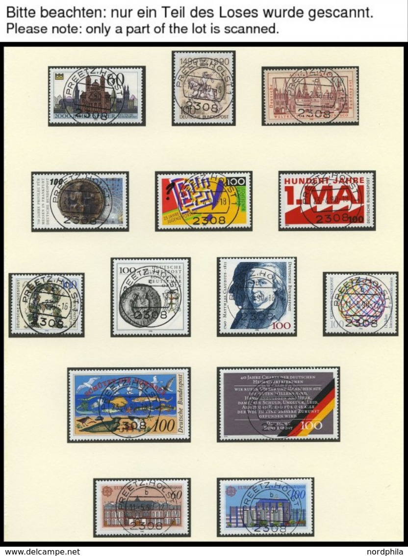 JAHRGÄNGE 1444-1581 O, 1990/1, 2 Komplette Jahrgänge, Pracht - Used Stamps