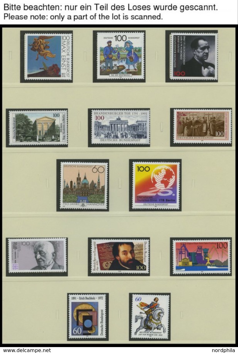 JAHRGÄNGE 1488-1581 **, 1991, Kompletter Jahrgang, Pracht - Used Stamps