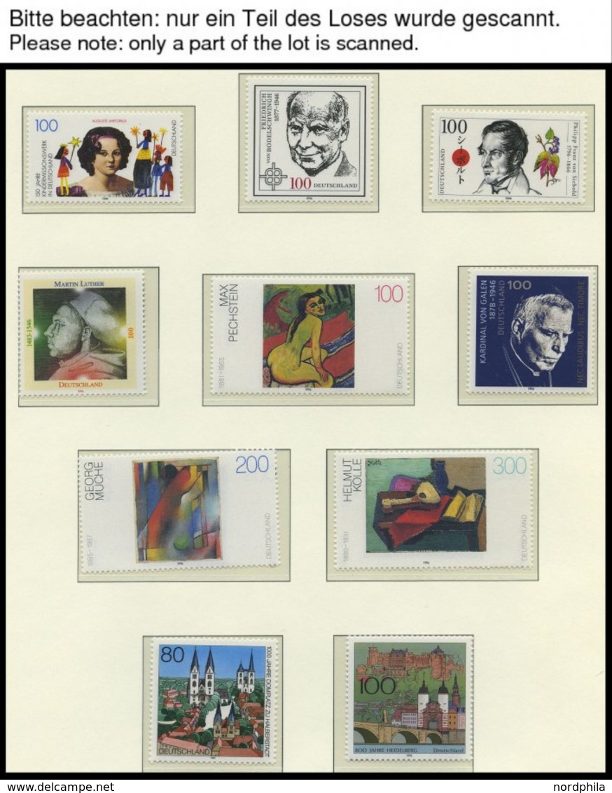 JAHRGÄNGE 1834-94 **, 1996, Kompletter Jahrgang, Pracht - Used Stamps