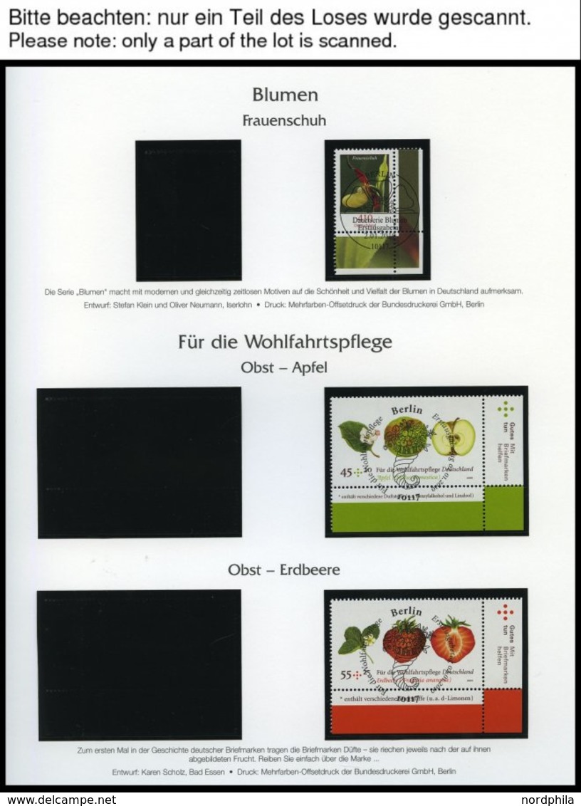 JAHRGÄNGE 2768-2834 O, 2010, Kompletter Jahrgang, Ohne Selbstklebende Marken, Jeweils Aus Der Rechten Unteren Bogenecke, - Usados