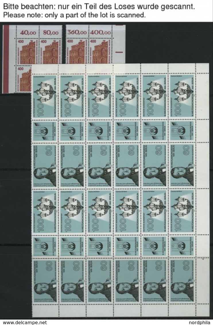 SAMMLUNGEN VB **, 1991-93, Viererblock-Sammlung Bis Auf Mi.Nr. 1531-34 Zweifach Komplett, Fast Nur Aus Den Beiden Oberen - Used Stamps