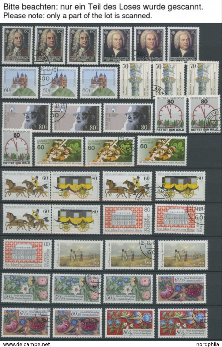 SAMMLUNGEN **, Ab Mi.Nr. 890 In Den Hauptnummern Komplette Postfrische Sammlung Bundesrepublik Von 1976-99 Sauber In 2 E - Gebruikt