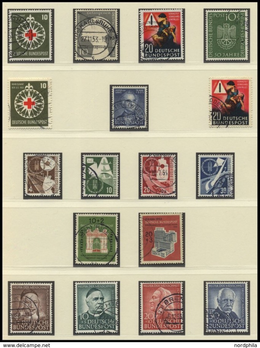 SAMMLUNGEN O, Saubere Gestempelte Komplette Sammlung Bundesrepublik Bis 1979 In 2 Linder Falzlosalben, Prachtsammlung - Used Stamps