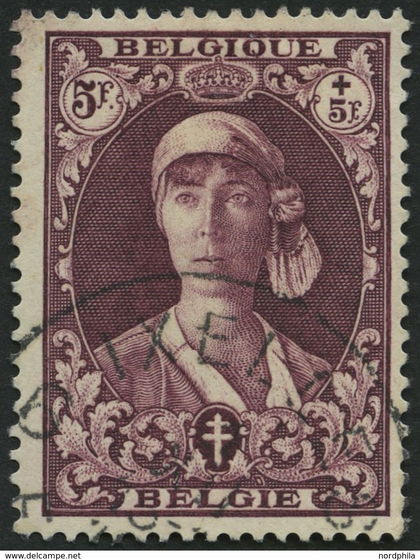 BELGIEN 321 O, 1931, 5 Fr. TBC, Pracht, Mi. 60.- - Belgique