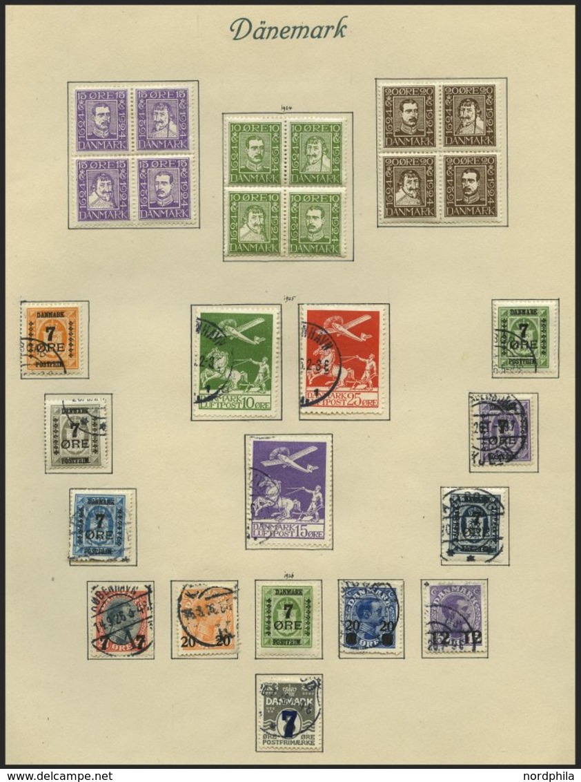 SAMMLUNGEN, LOTS O, *, 1851-1941, Interessanter Alter Sammlungsteil Dänemark Mit Vielen Guten Mittleren Werten, Auch Die - Otros & Sin Clasificación