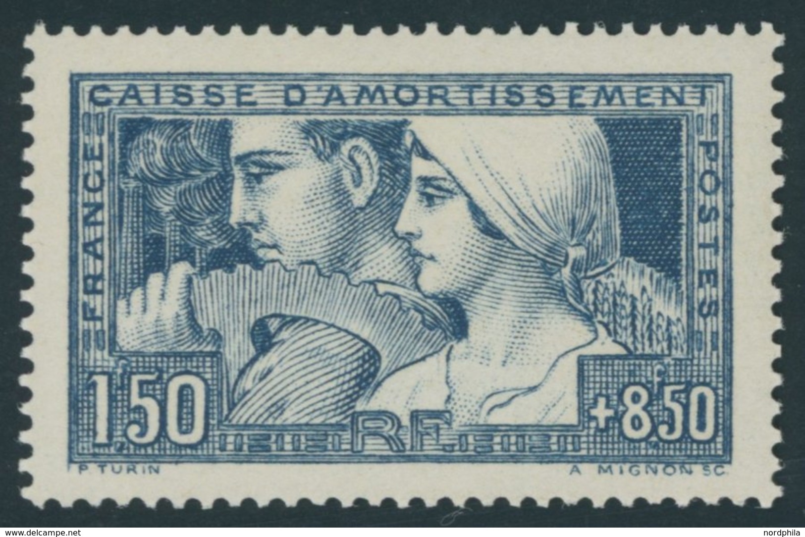FRANKREICH 229 **, 1928, 1.50 Fr. Staatsschuldentilgungskasse, Postfrisch, Pracht, Mi. 120.- - Autres & Non Classés